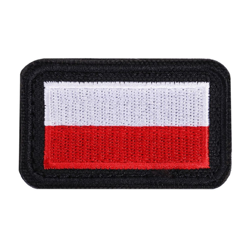 Naszywka flaga Polski rzep - GFC