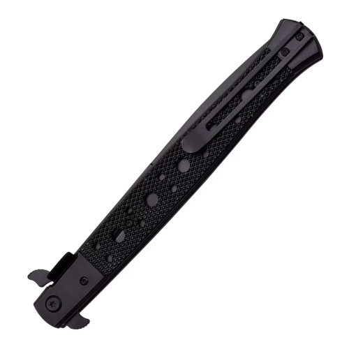 Nóż składany Spring Assisted czarny - Master Cutlery