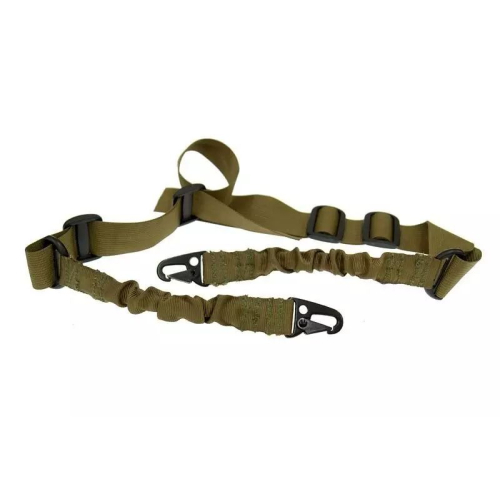 Pas 2 punktowy bungee khaki - GFC