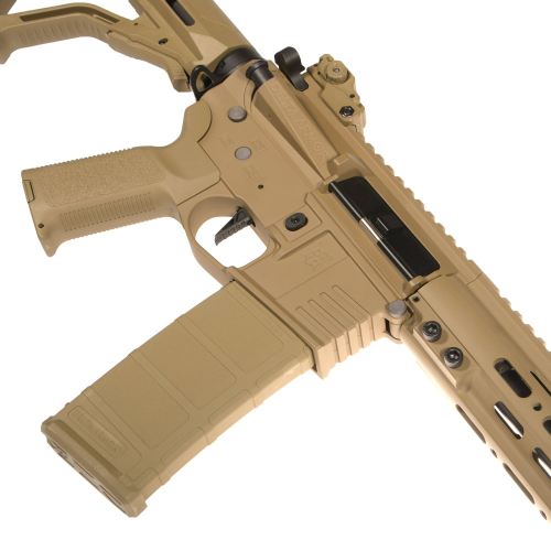 Replika karabinka AR15 Tempest 1 czarna Alpha Eagle Tan - Delta Armory