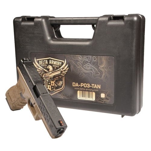 Replika pistoletu P03 Green Gas Tan - Delta Armory