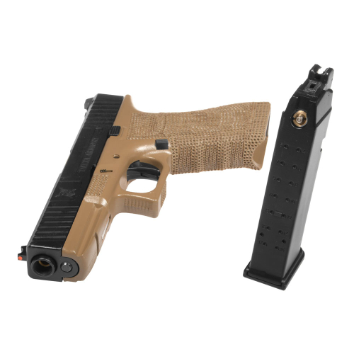 Replika pistoletu P04 Green Gas Tan - Delta Armory