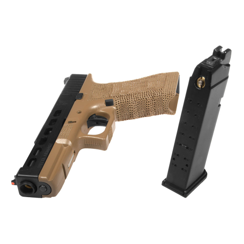 Replika pistoletu P06 Green Gas Tan - Delta Armory