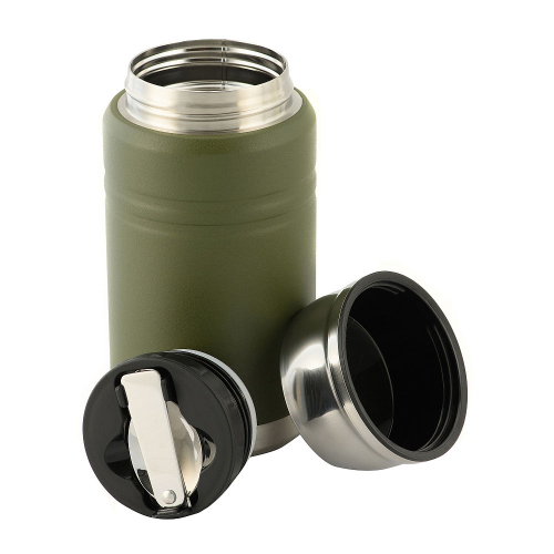 Termos na jedzenie z łyżką 750ml oliwkowy - M-Tac