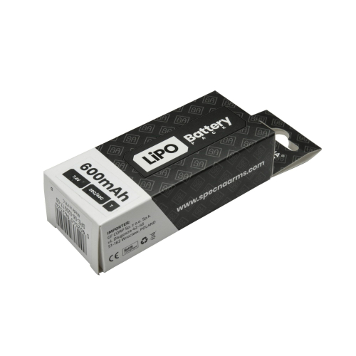 Lipo 600mAh 7.4v 2S 20C-40C Tamiya - Specna Arms