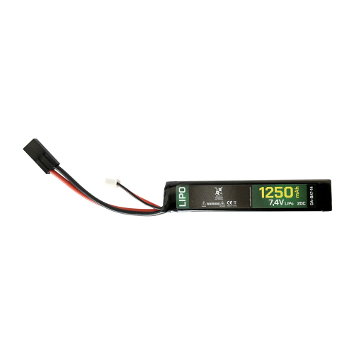 Lipo 1250mAh 7.4V 2S 20C Stick Tamiya - Delta Armory