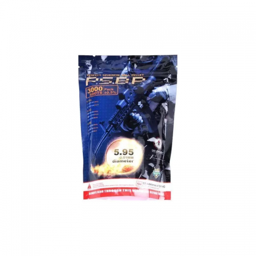 Kulki 0.20g białe 0,6kg. 3000szt. - G&G