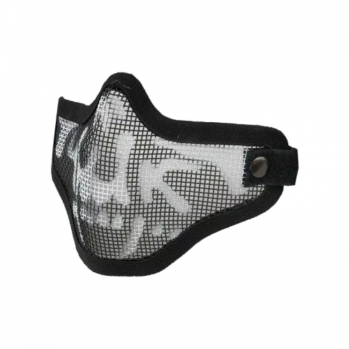 Maska typu stalker czarna z czaszką - GFC