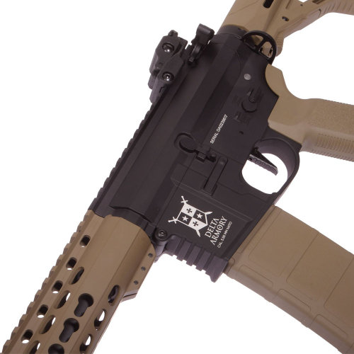 Replika karabinka AR15 SilentOps DMR Alpha Eagle Half Tan - Delta Armory