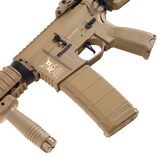 Replika karabinka AR15 RIS Charlie Full Tan - Delta Armory