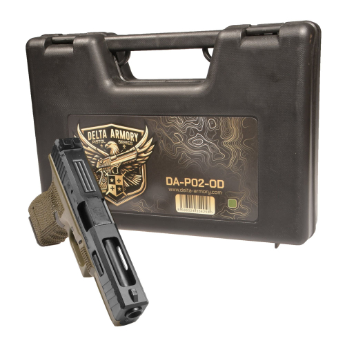Replika pistoletu P02 Green Gas Oliwkowy - Delta Armory