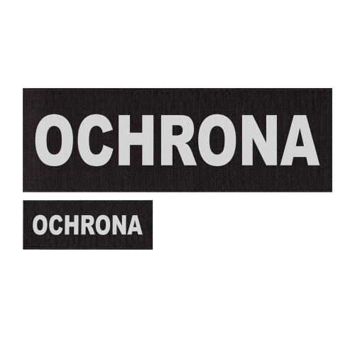 Zestaw emblematów odblaskowych "Ochrona"