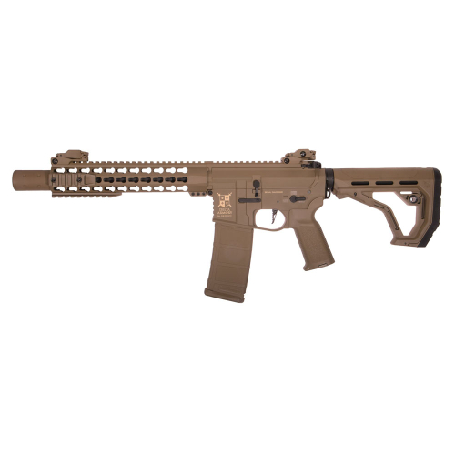 Replika karabinka AR15 KeyMod 10" Tan Charlie Eagle - Delta Armory