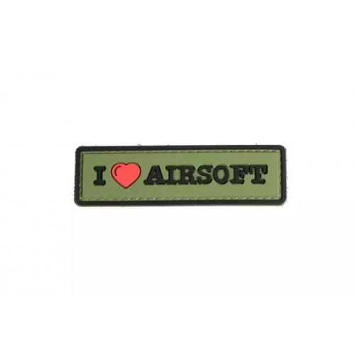 Naszywka I Love Airsoft 3D - GFC