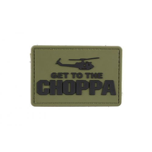 Naszywka Get To The Choppa 3D - GFC