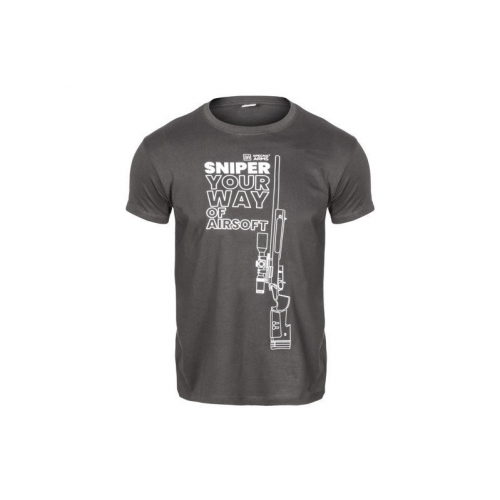 Koszulka Your Way Of Airsoft 03 szara/biała - Specna Arms