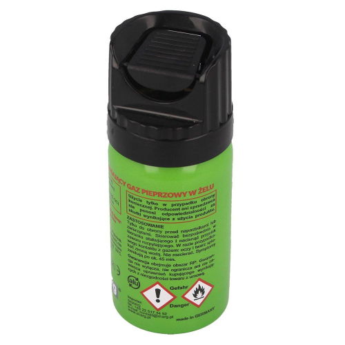 Gaz pieprzowy Green Defense żel stożek 40ml - Red Pepper