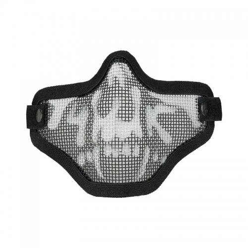 Maska typu stalker czarna z czaszką - GFC