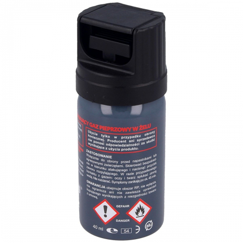 Gaz pieprzowy Graphit żel stożek 40ml - Red Pepper